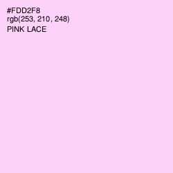 #FDD2F8 - Pink Lace Color Image